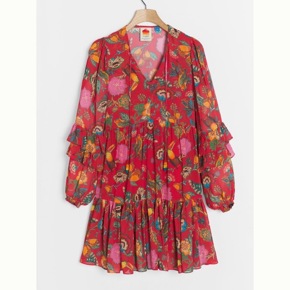 NWT Farm Rio Anthropologie Mini Dress